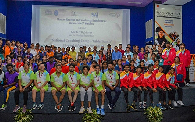 Special Olympics Bharat concludes National TT coaching camp.