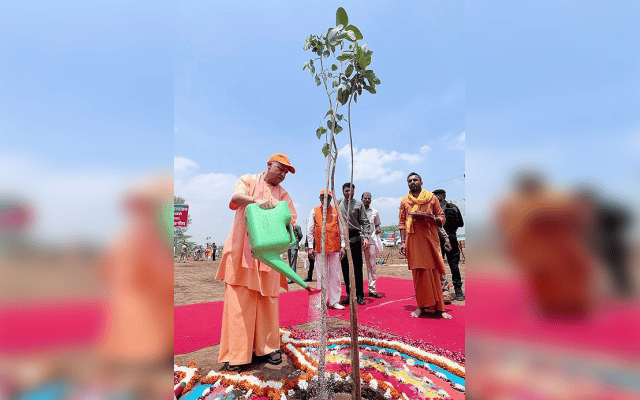 Yogi launches mega tree plantation drive in UP