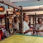 001 NABARD CGM interacts with weavers trained by Kadike Trust