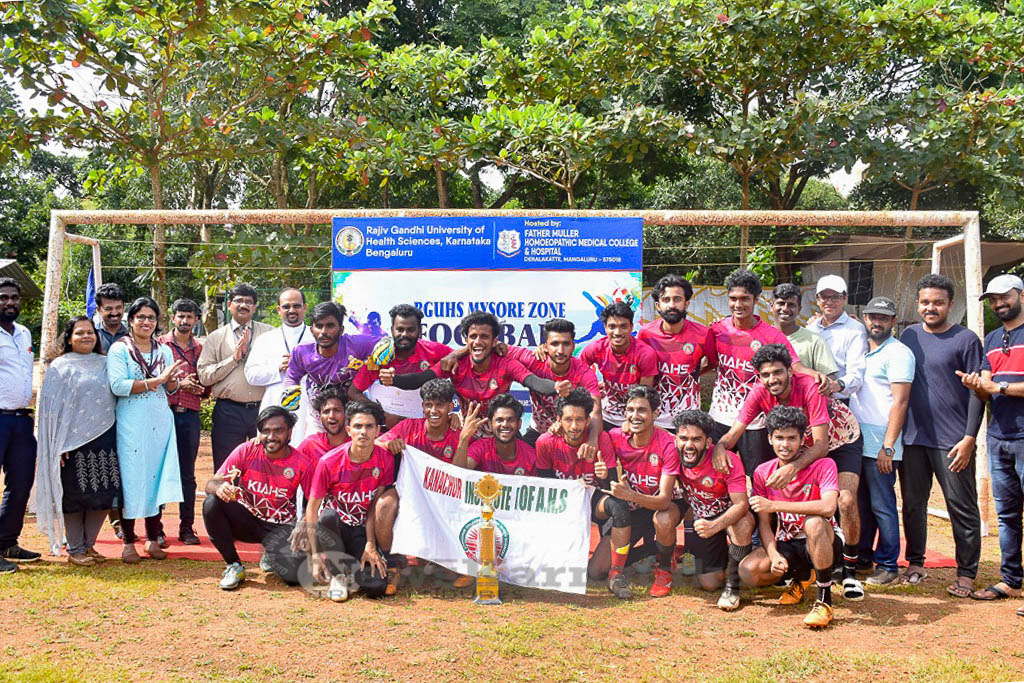 020 RGUHS Football Tournament 202223 concludes at FMHMC Deralakatte