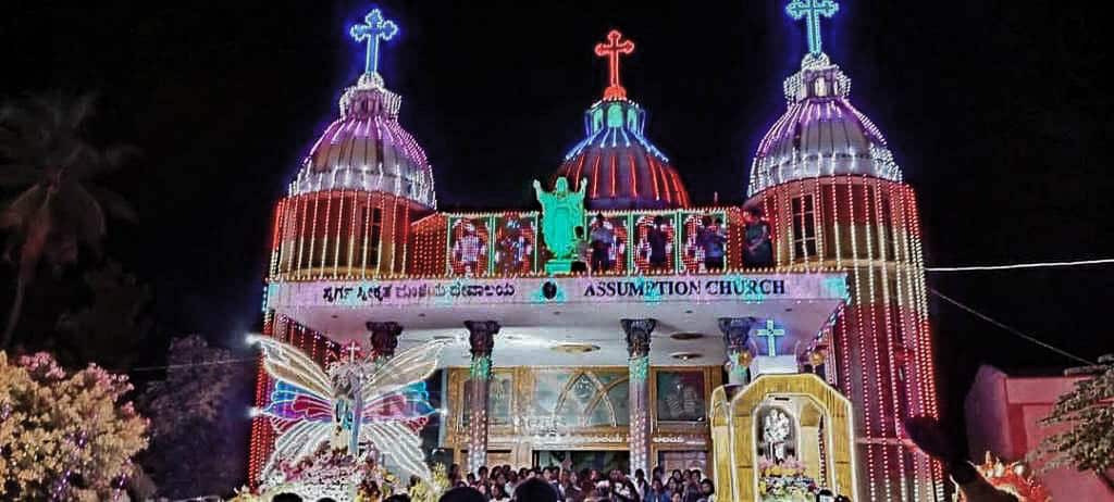 024 Our Lady of Assumption Church Hiriyur celebrates annual feast