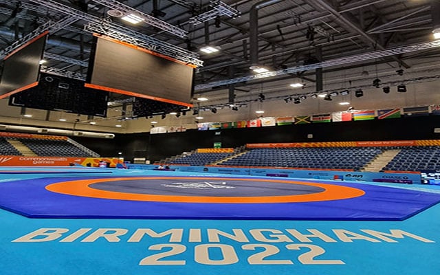 Big screen repair halts wrestling competitions in Coventry arena