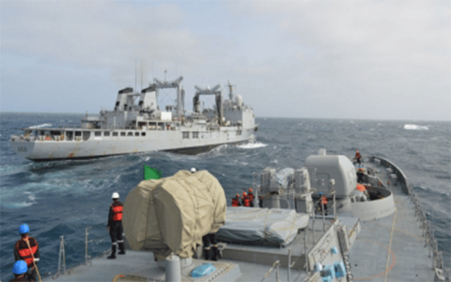 Indian and French navies hold joint exercise in Atlantic ocean