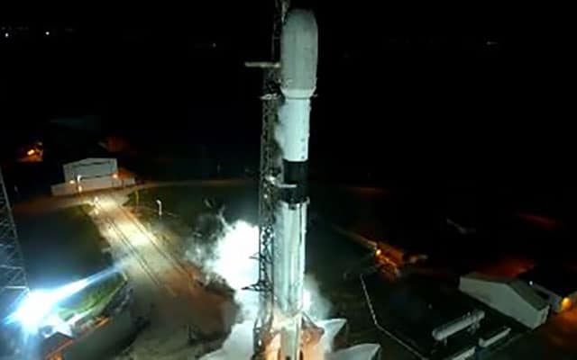 SpaceX launches 54 Starlink satellites lands rocket at sea