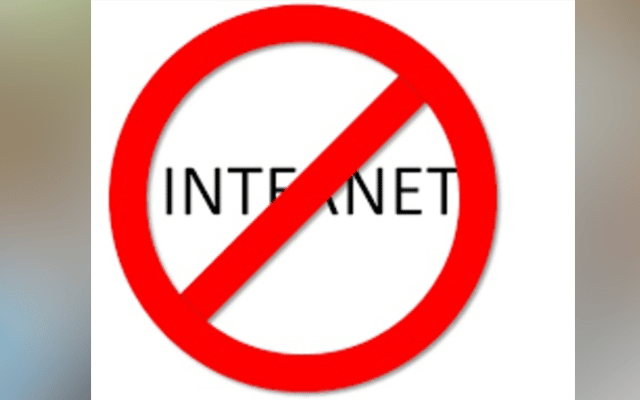 internet services suspended