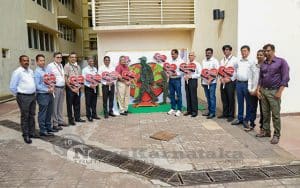 Heart Sculpture unveiled and Heart Camp held at KMC Manipal