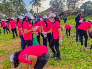 007 St Agnes PU College holds Beach Cleanup at Ullal
