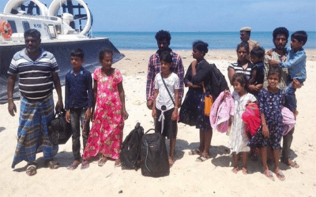 12 more Sri Lankan refugees arrive at Rameswaram