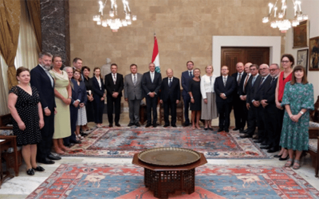 EU urges Lebanese President for structural reforms