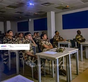 Ixe Softskillsb Sep23 Asg Personnel Of Cisf View Training Material As Part Of Soft Skills Training Imparted To Them At Mia.