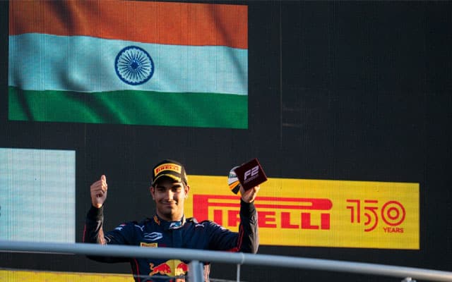 Indian F2 racer Jehan Daruvala makes F2 podium return at Monza