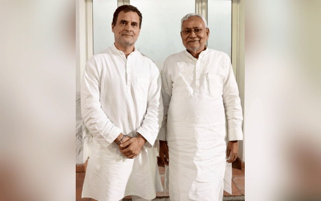Nitish, Rahul meeting goes on for nearly an hour