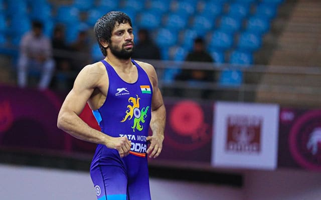 World Wrestling Belgrade Ravi Dahiya out Naveen in medal round