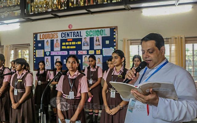 Lourdes Central School observes International Girl Child Day 2022