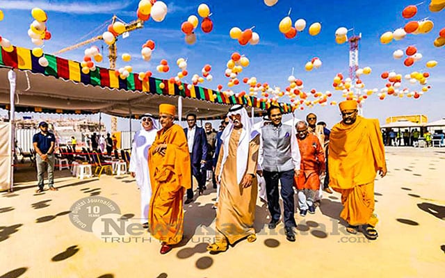 013 Diwali at BAPS Hindu Mandir Abu Dhabi draws over 10K visitors main featured