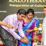 013 Dr Subhashini Srivatsa opens Kalothsava 22 at St Aloysius College