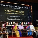 016 Dr Subhashini Srivatsa opens Kalothsava 22 at St Aloysius College