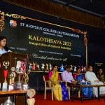 019 Dr Subhashini Srivatsa opens Kalothsava 22 at St Aloysius College