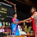 021 Dr Subhashini Srivatsa opens Kalothsava 22 at St Aloysius College