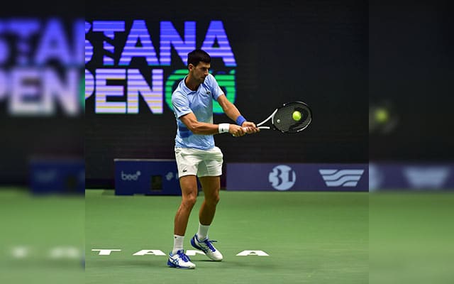 Astana Open Djokovic advances to final after Medvedev retires