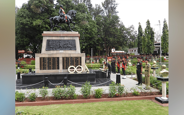 The 104th "Sharqat Day" was commemorated on Saturday by the Maratha Light Infantry Regimental Centre in honour of the brave troops of the regiment who gave their life on this day in 1918 in Mesopotamia, now known as Iraq.