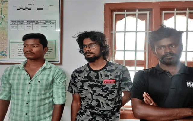 Three including medical student held with gun