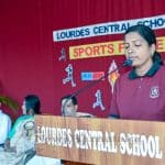 Massed drills mark Lourdes School KG Primary Sports Finale