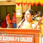 020 St Aloysius PU College celebrates 67th Kannada Rajyotsava