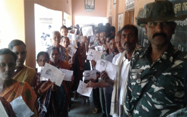 38.75% polling till 1 pm for Dhamnagar bypoll