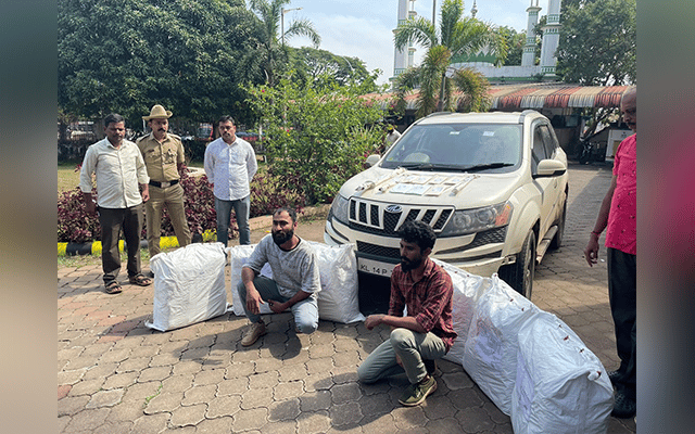 CCB Police seizes 132 kgs of ganja, two held