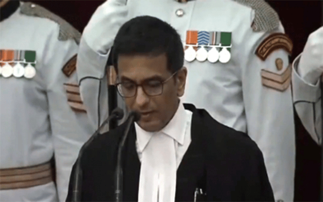 Justice DY Chandrachud sworn-in as 50th Chief Justice of India