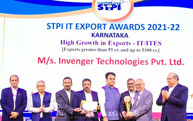 Mangalores Invenger Tech receives two IT Pride of Ktaka Awards