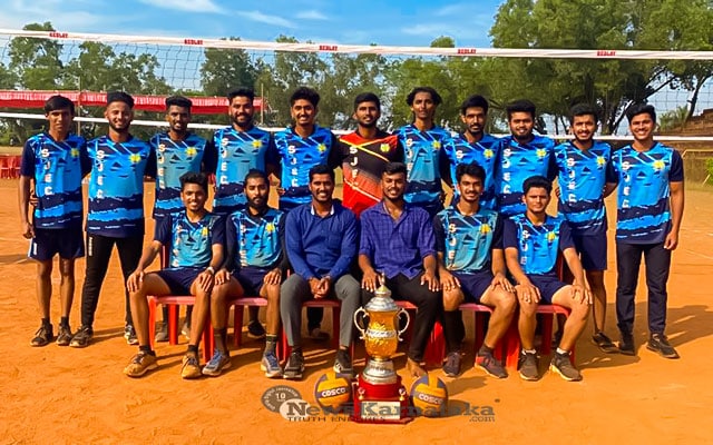 VTU Mangaluru Div Volleyball Tournament won by SJEC