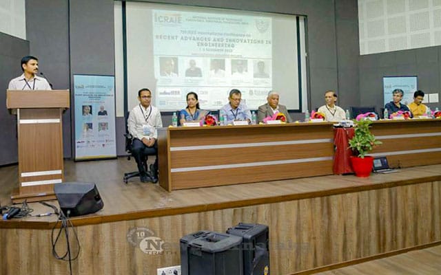 NITK holding ICRAIE 22 Conference on Recent Advances in Engg
