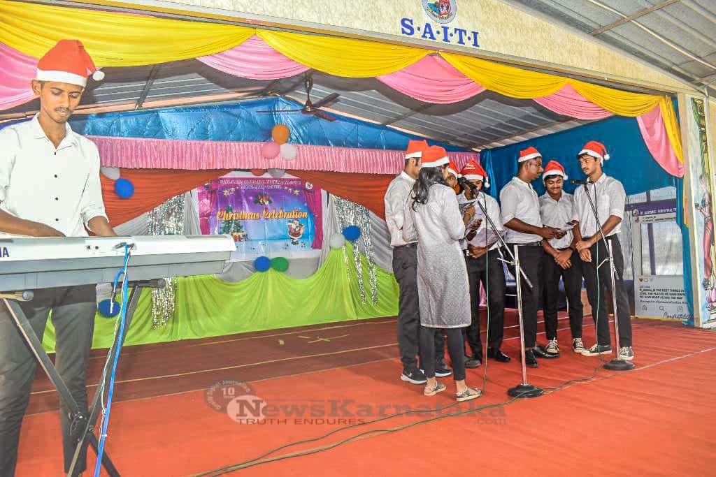 Christmas Sauharda programme was celebrated at St Aloysius ITI