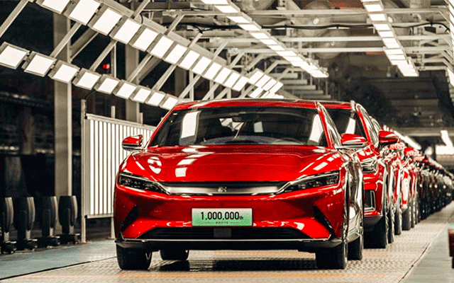 Chinese EV maker BYD widens market leadership gap with Tesla