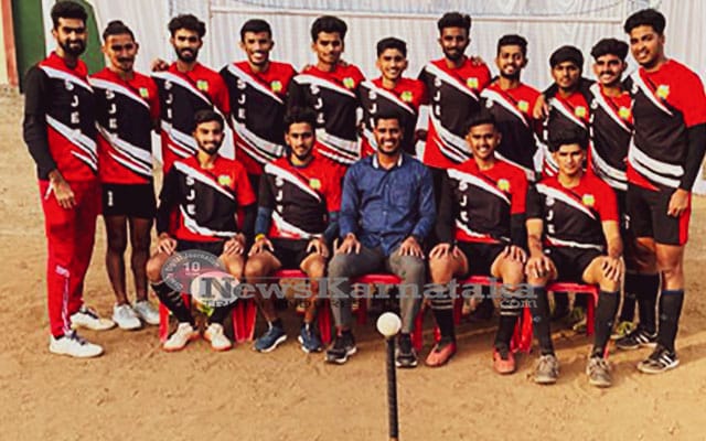 SJEC Men secure third place in VTU State level Hockey Tourney