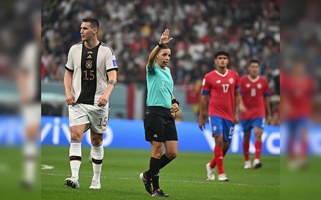 Stephanie Frappart is first woman FIFA Mens World Cup referee