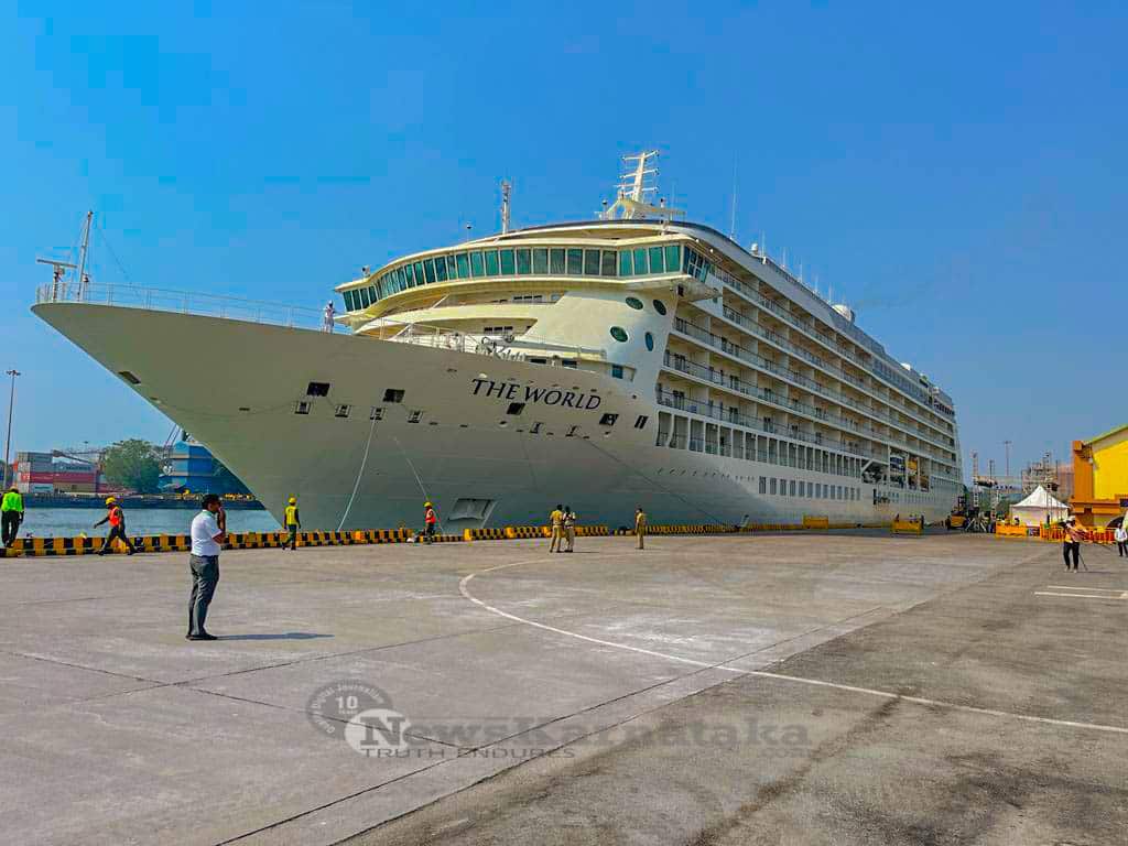 New Mangalore Port welcomes First Cruise Ship of the New Year