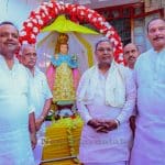 011 Former Cm Siddaramaiah Visits Infant Jesus Shrine