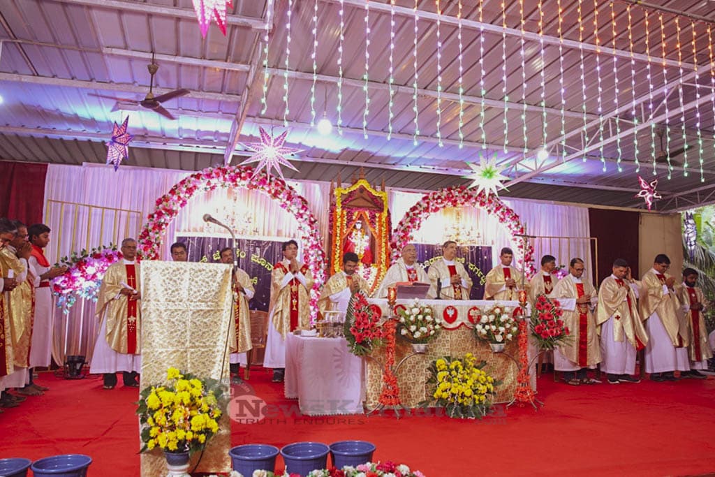 Feast of Infant Jesus Shrine celebrated at Alangar