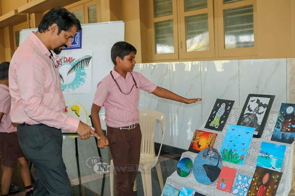 Lourdes Central School organises Art Day and Exhibition