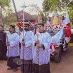 Hore Kanike held feast flag hoisted at Infant Jesus Shrine