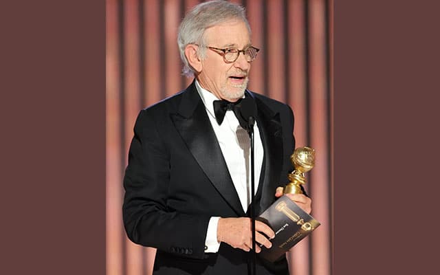 Hollywood legend Steven Spielberg won Best Director for The Fabelmans