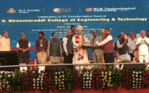 eremony to mark the completion of 75 years of Hubballi KLE BVB Technical Institute.

