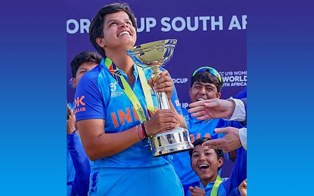 Shafali Verma finally has her tryst with the U19 T20 WC trophy