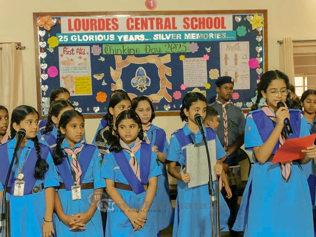 Lourdes Central School observes World Thinking Day