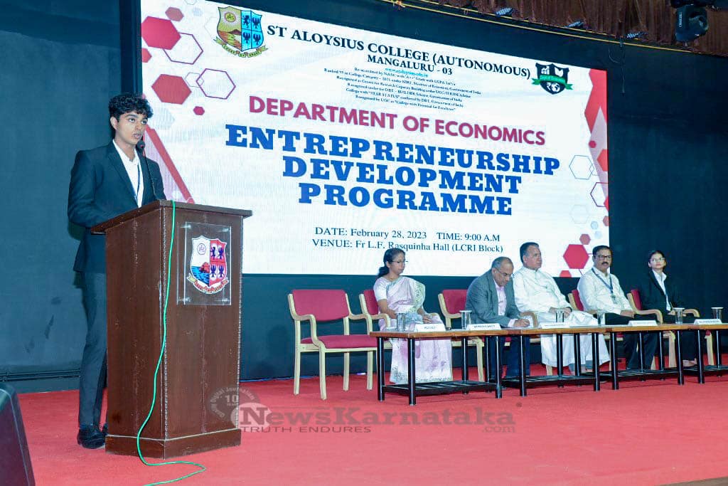 St Aloysius College hosts Entrepreneurship Development Program