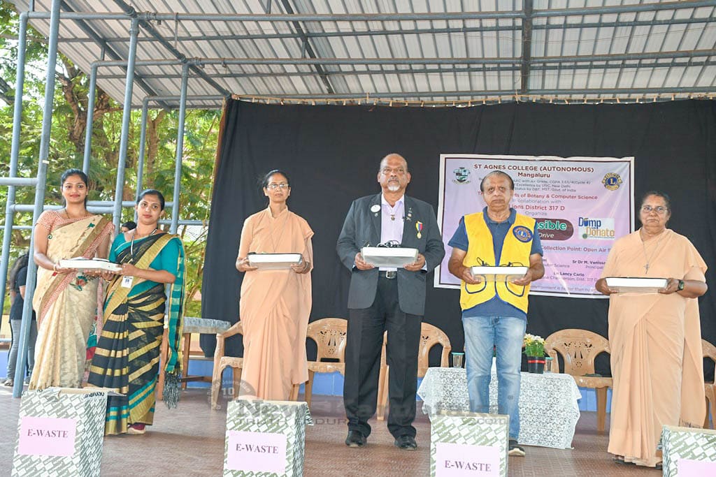 bEResponsible EWaste Collection organised by St Agnes College
