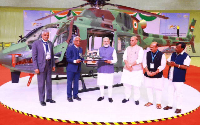 PM lauds HAL's new factory,